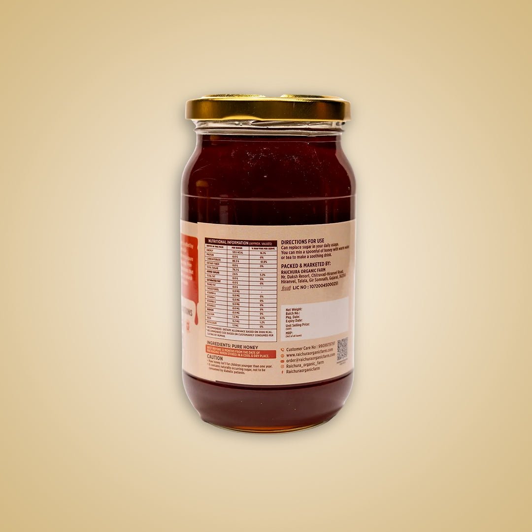Wild Natural Honey 250G - Raichura Organic Farm