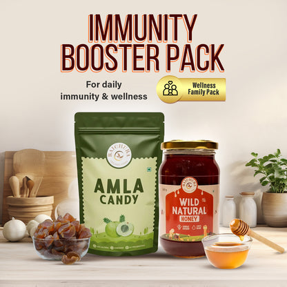 Immunity Booster Pack (Amla Candy 400g + Wild Natural Honey 250g )