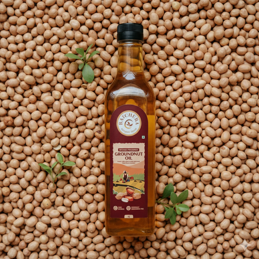 Wood Pressed Groundnut oil - 1 LTR