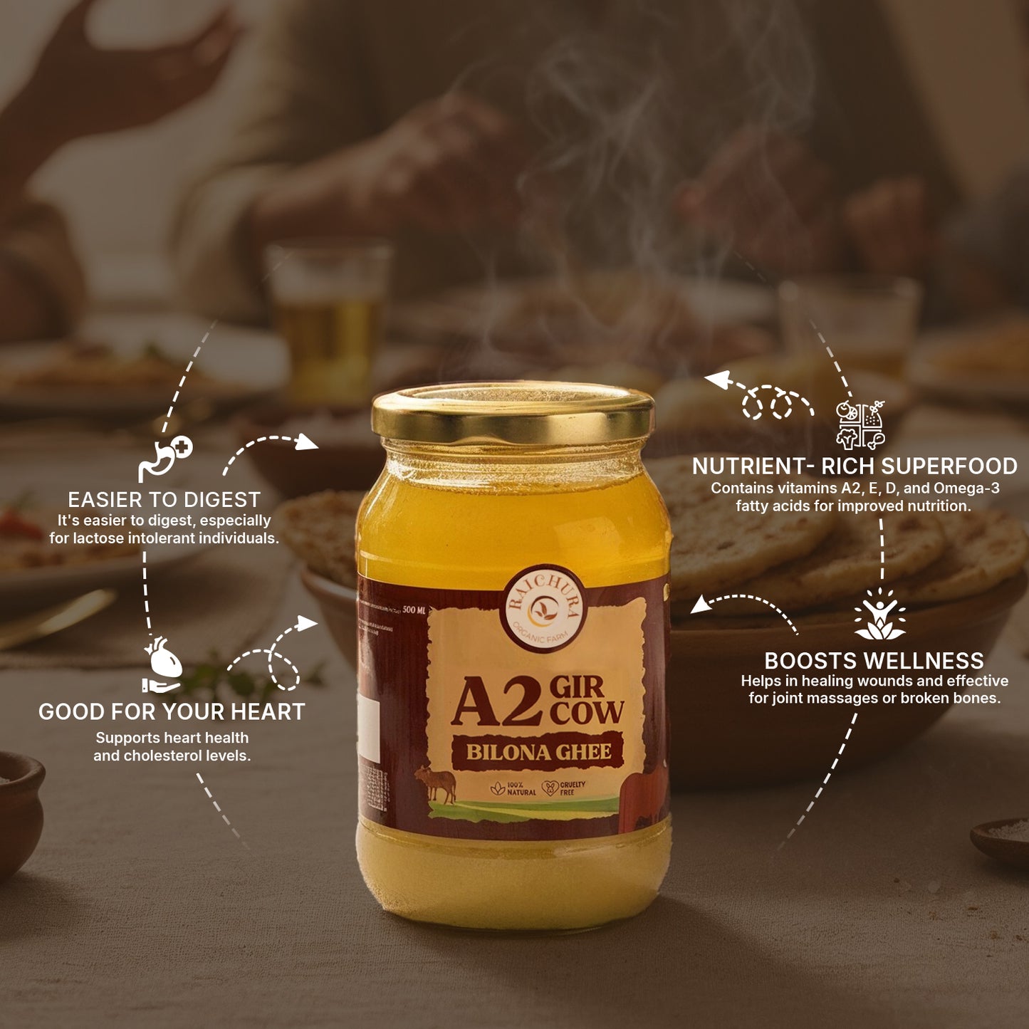 A2 Cow Ghee 500ML