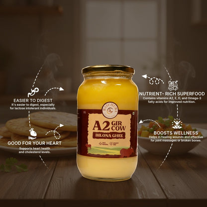 A2 Cow Ghee (1 LTR) - Raichura Organic Farm