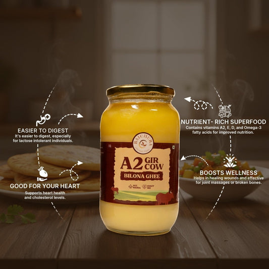 A2 Cow Ghee (1 LTR) - Raichura Organic Farm