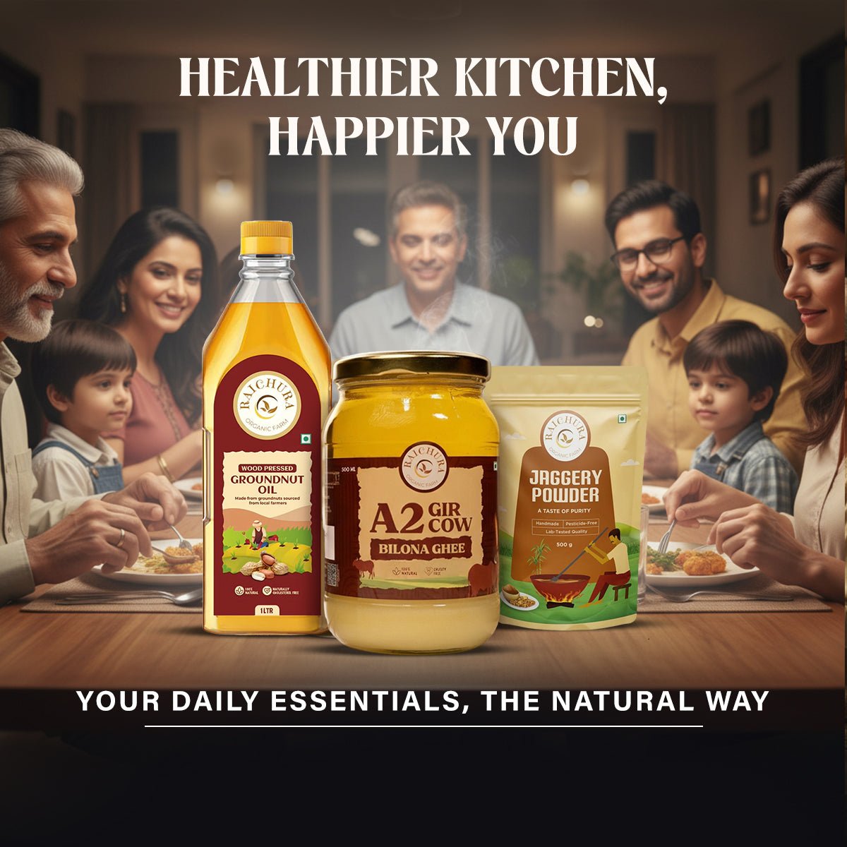 Everyday Swad Combo - Raichura Organic Farm