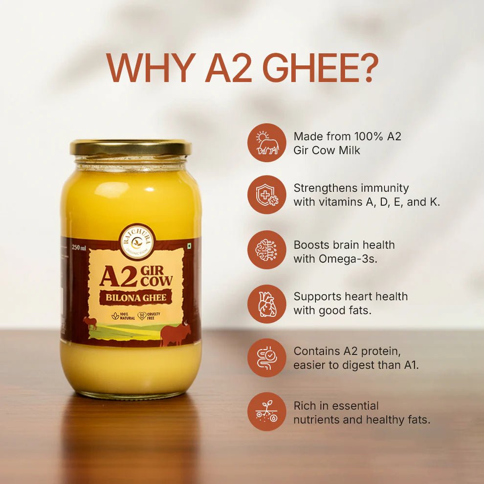 Golden Health Combo ( Amla Candy 400g + A2 Cow Ghee 250ML ) - Raichura Organic Farm